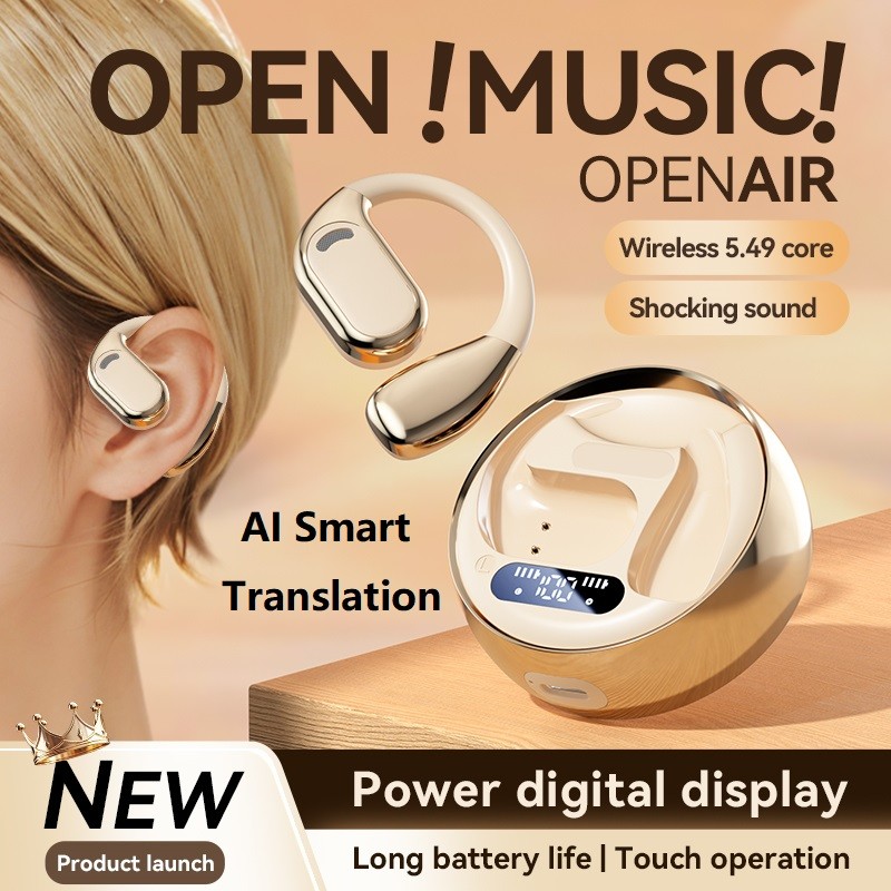 M76 AI Translator Earbuds
